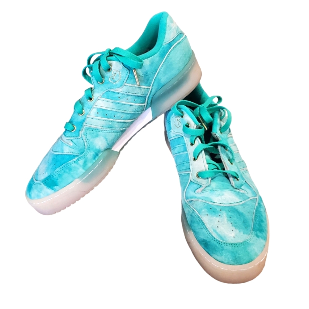 *Rare* Mens Adidas rivalry low size 12 color Hi res  green/jade